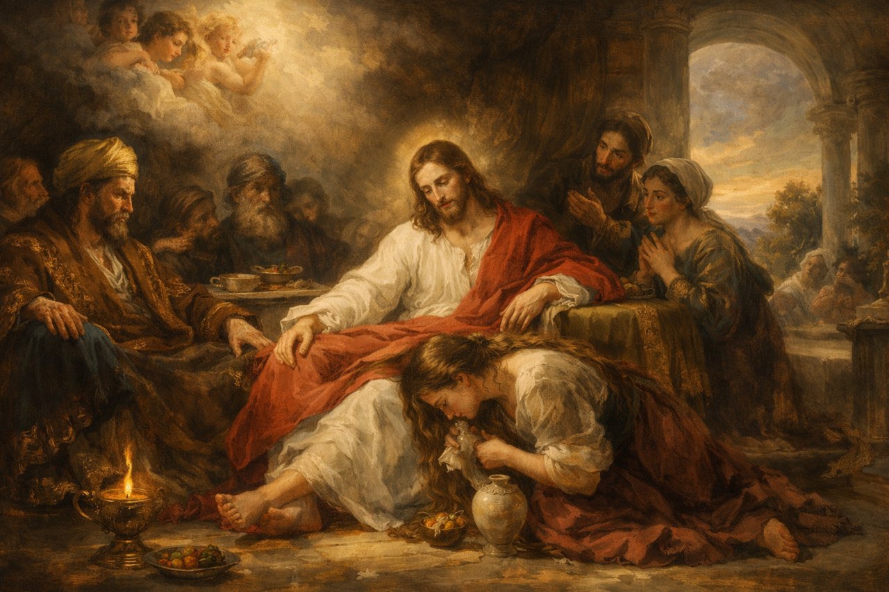 Odpuszczone s� jej liczne grzechy, poniewa� bardzo umi�owa�a (�k 7, 36-8,3)