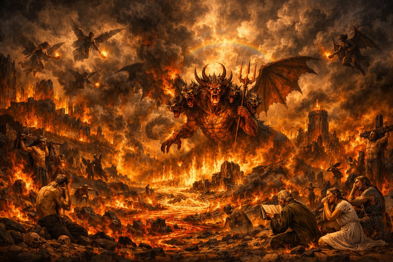 Sw�d piekielnej siarki (Ap 14,9-11)