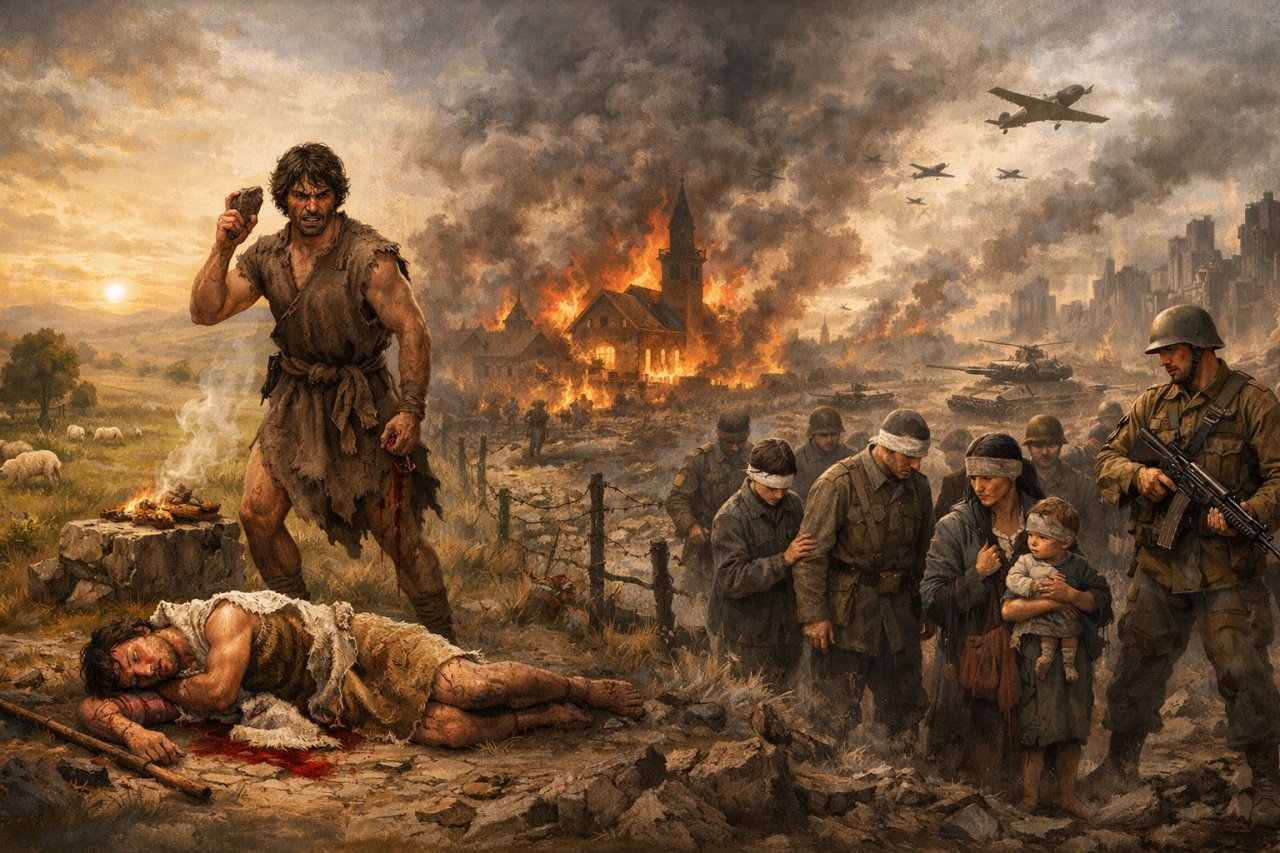 Biblijne opowiadanie o Kainie i Ablu mo�na odnie�� tak�e do relacji pomi�dzy narodami (Rdz 4, 1-11)