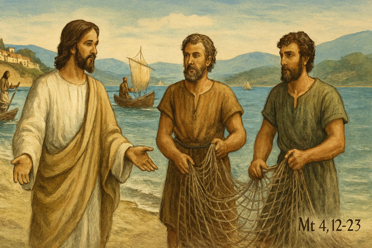 Na Jezusie spe�nia si� zapowied� Izajasza (Mt 4, 12-23)