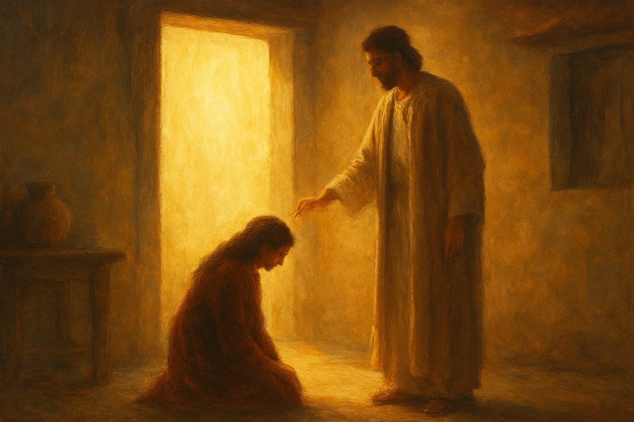 Pro�ba poganki wys�uchana (Mk 7, 24-30)