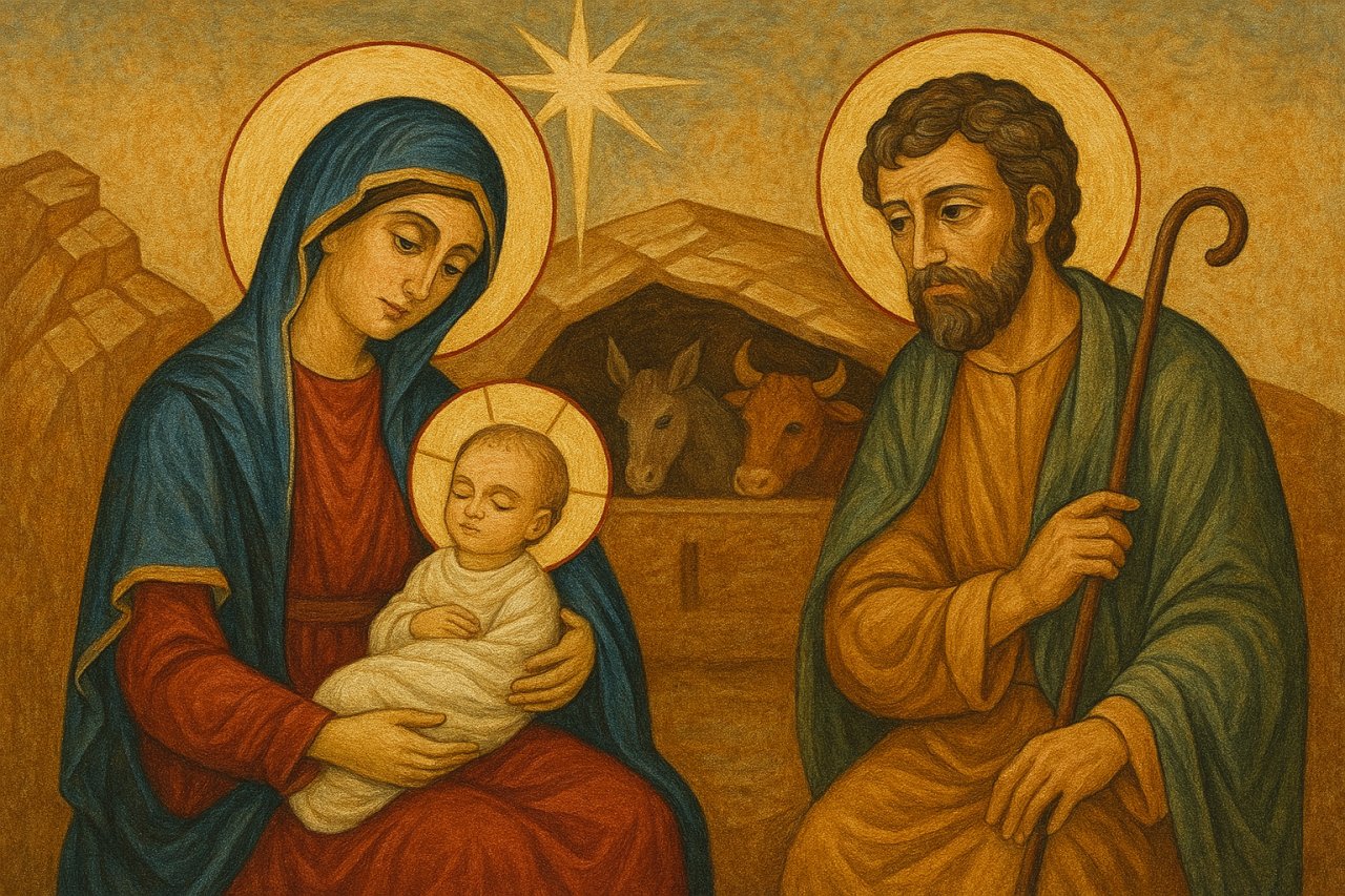 Jezus urodzi si� z Maryi za�lubionej J�zefowi, potomkowi Dawida (Mt 1, 18-24)