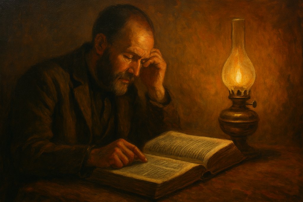 Wiecz�r pod lamp� gazow�