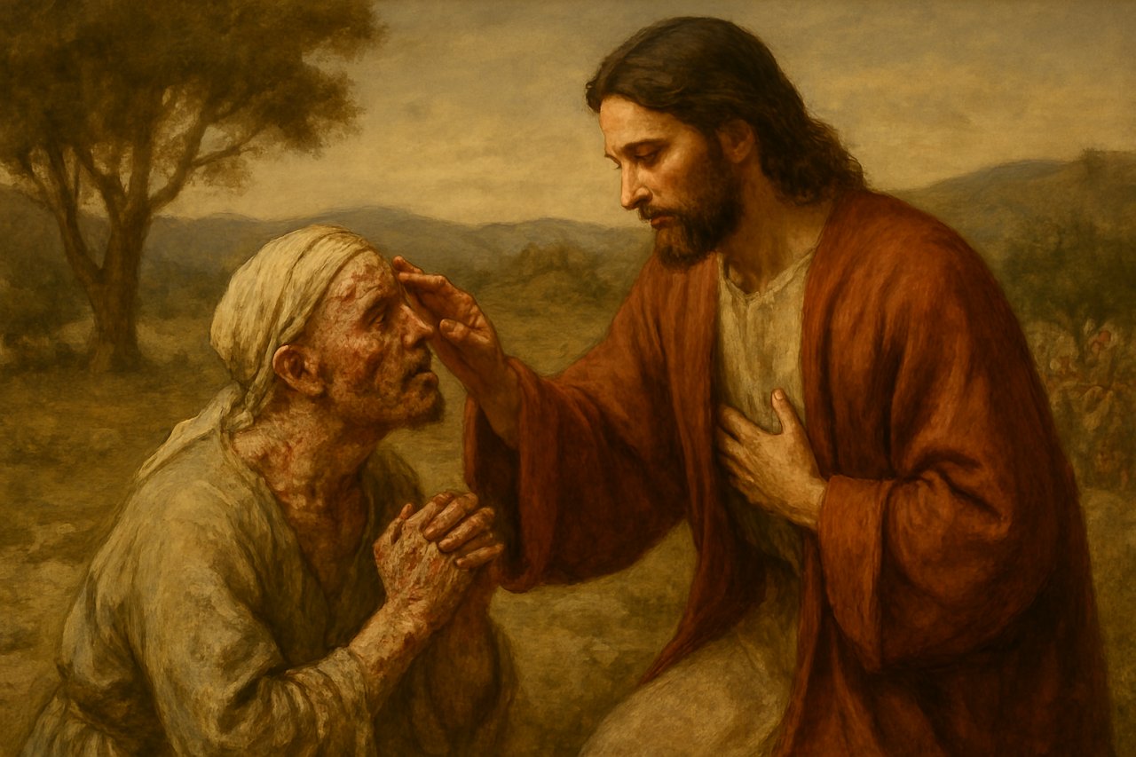 Uzdrowienie tr�dowatego (Mk 1,40-45)