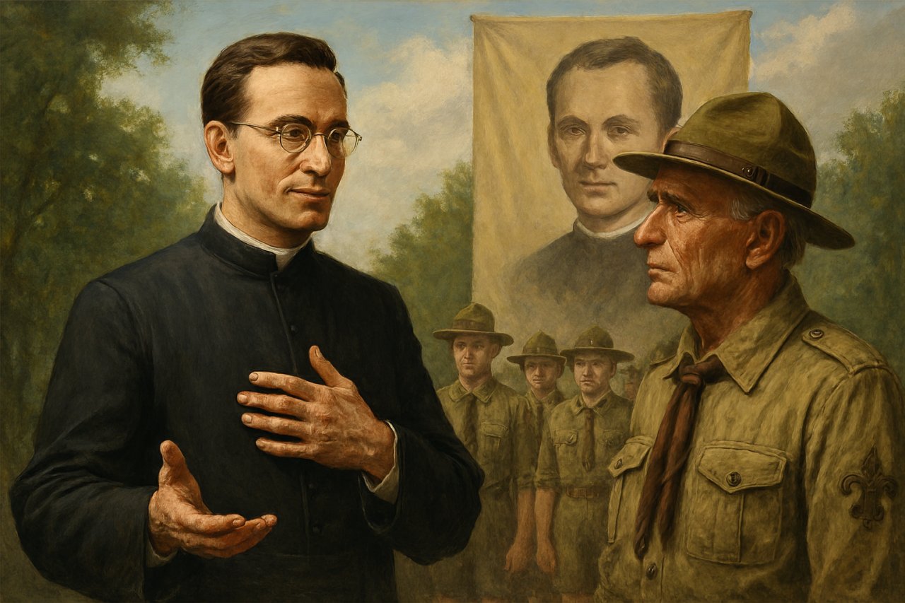 Niech stanie si� dla was patronem, nauczycielem szlachetno�ci i or�downikiem pokoju i pojednania