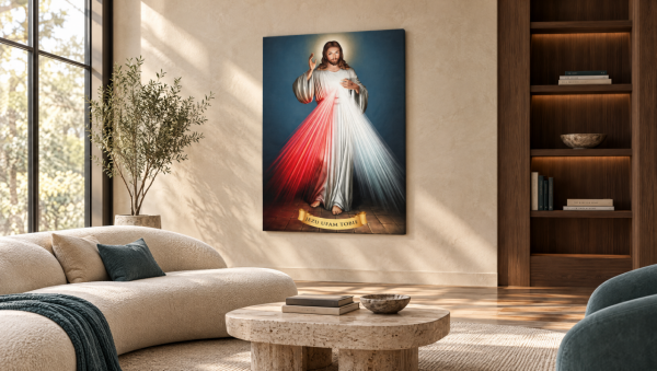 Obraz religijny w nowoczesnym wn�trzu - jak dobra� wizerunek Jezusa do salonu, sypialni i pokoju dziecka