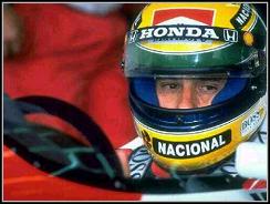 Ayrton Senna w kasku