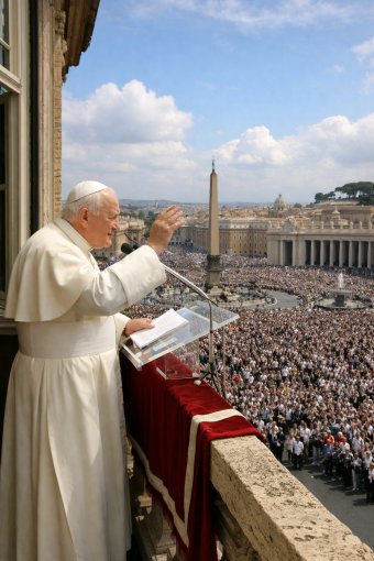 Anio� Pa�ski z Janem Paw�em II