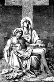 Maryja z Jezusem pod krzyżem