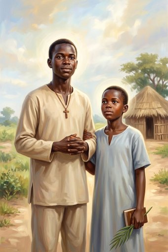 Modlitwa do b�. M�czennik�w Daudi Okelo i Gildas Irwa