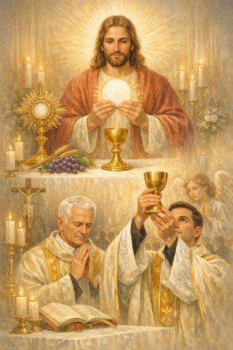 Modlitwa dzi�kczynna za Eucharysti� i Kap�an�w