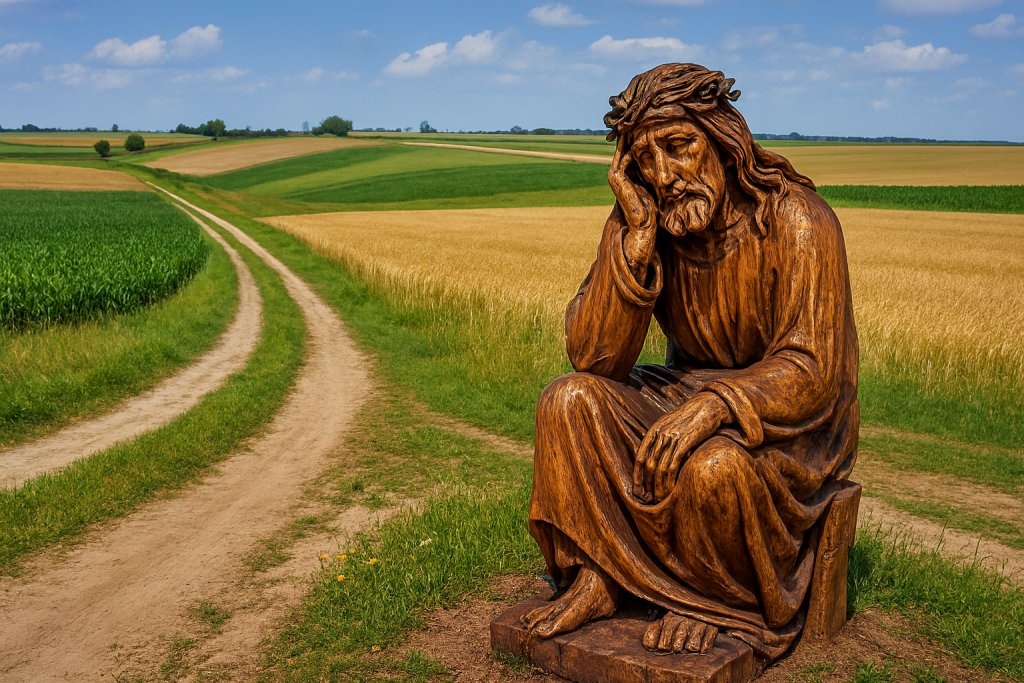 Opowiadanie o Jezusie Frasobliwym